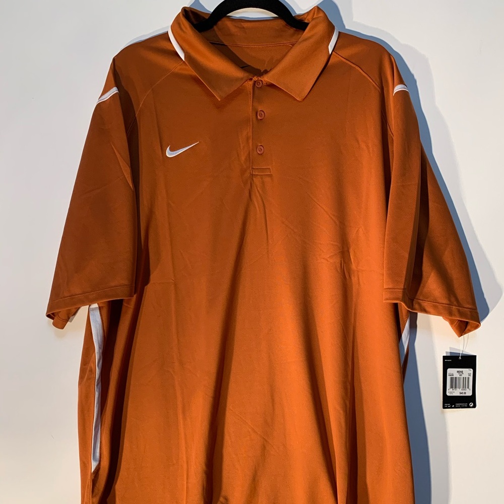 Texas NIke Dri-Fit Game Day Polo Shirt Men’s 2XL
